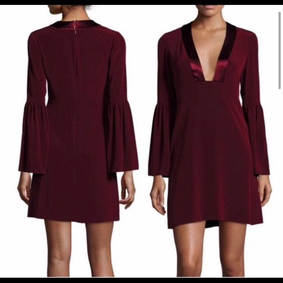 Jill Jill Stewart NWT deep V bell sleeves - Picture 1 of 2